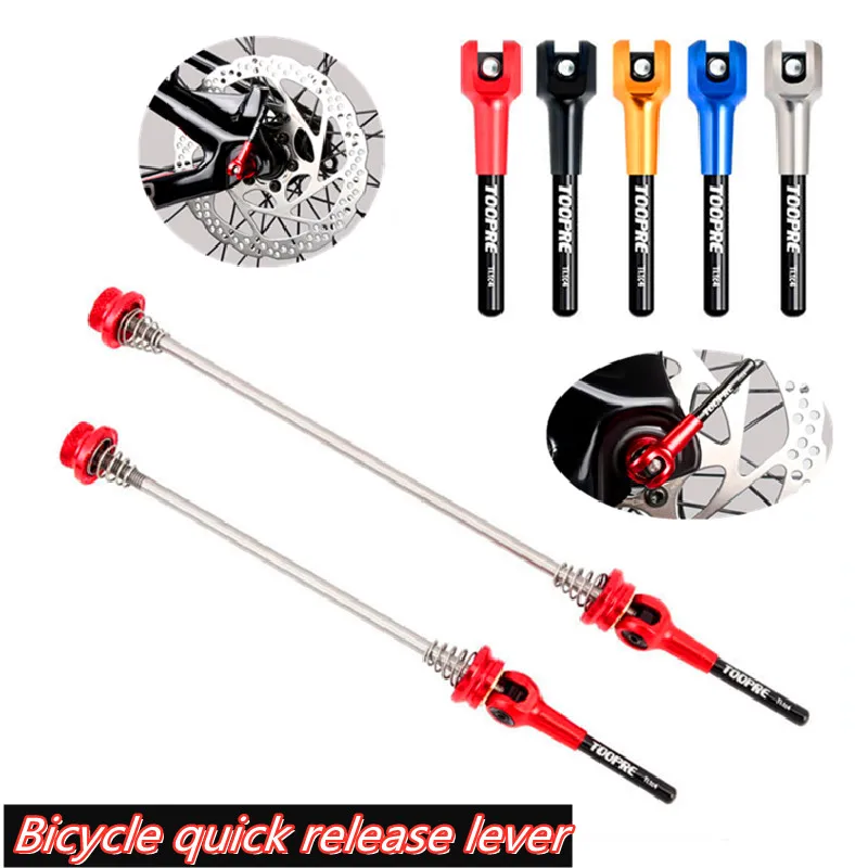 

Titanium Alloy Ti Skewer QR Mountain Bikes Quick Release Skewer Lever MTB Bicycle Cycling Hub Road Bike Quick Release MTB Parts
