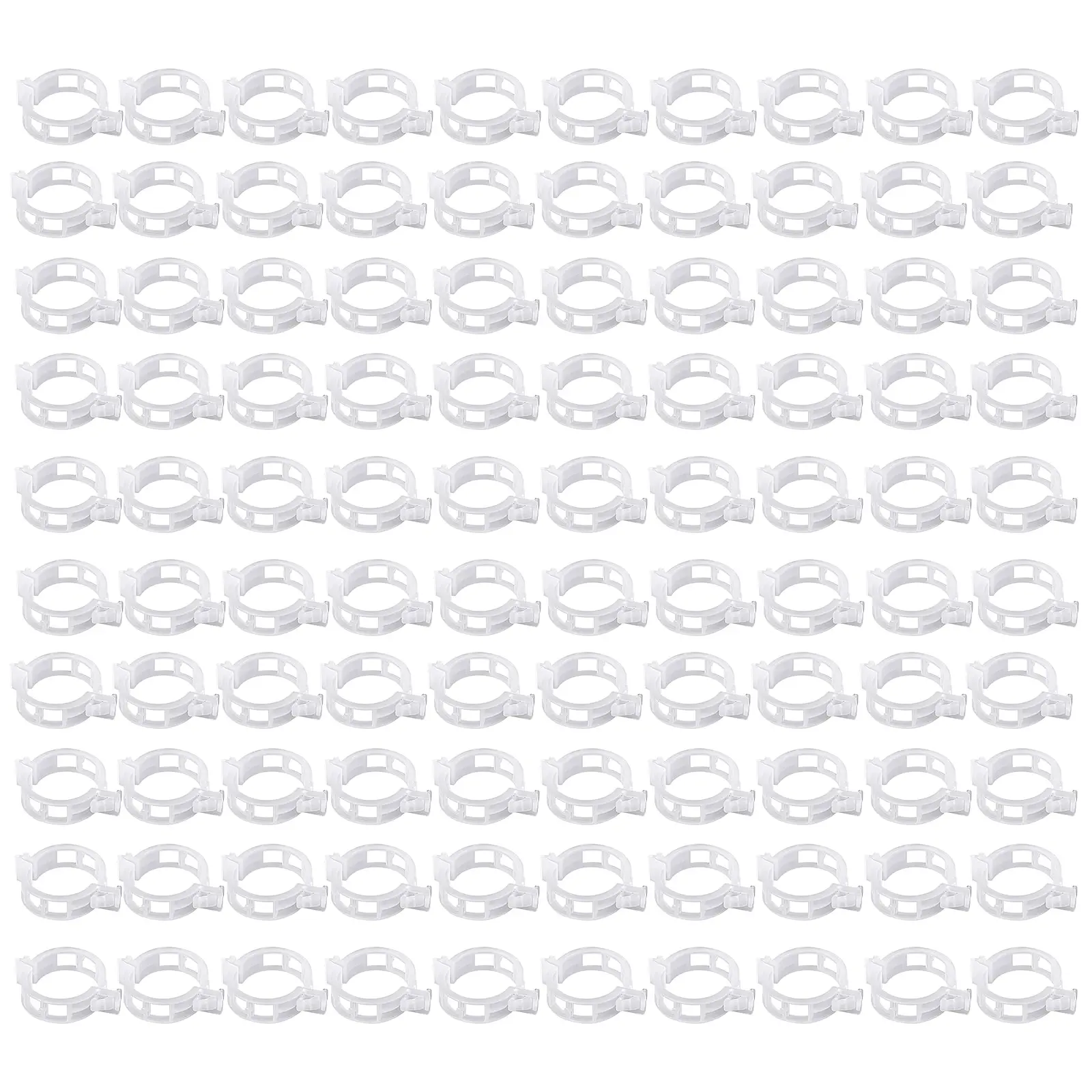 

100pcs Plastic Plant Clips Supports Connects Reusable Protection Grafting Fixing Tool Gardening Supplies For Vegetable Tomato