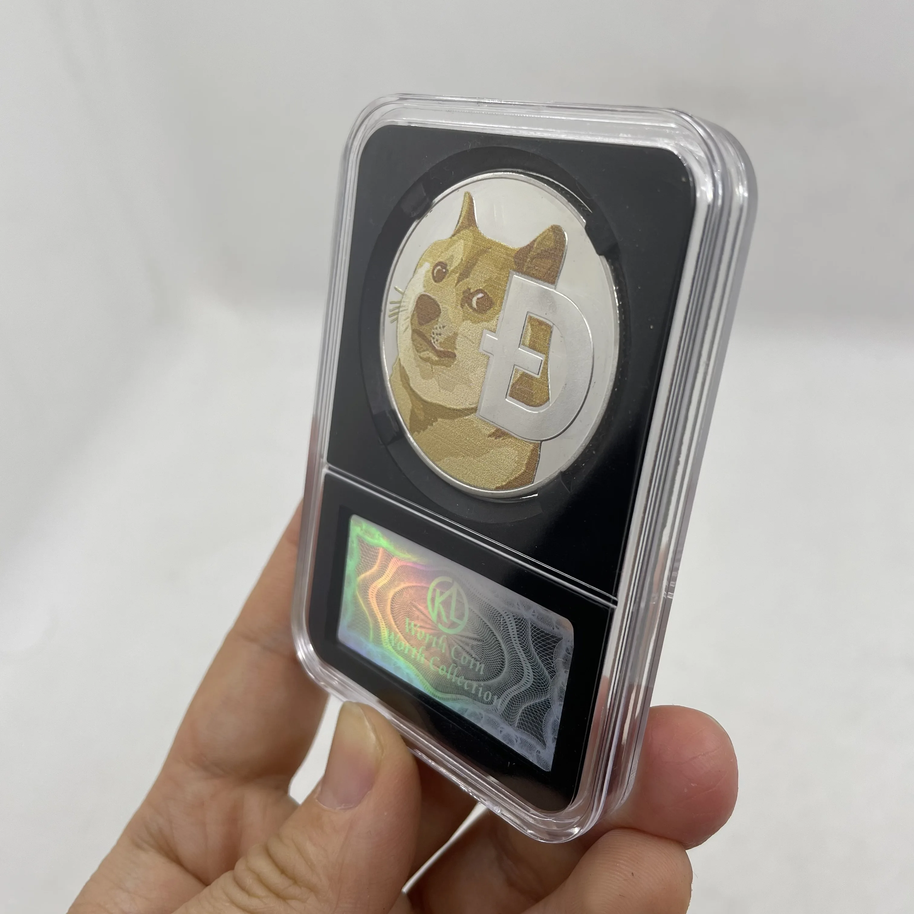 Dogecoin/Биткоин/ETH/Litecoin/Dash/Ripple/даться/EOS металлический серебристый/золотистый Ада