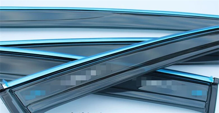 

For Volkswagen Golf 4 MK4 06-09 Plastic Window Visor Vent Shades Sun Rain Deflector Guard For Auto Accessories 4PCS/SET