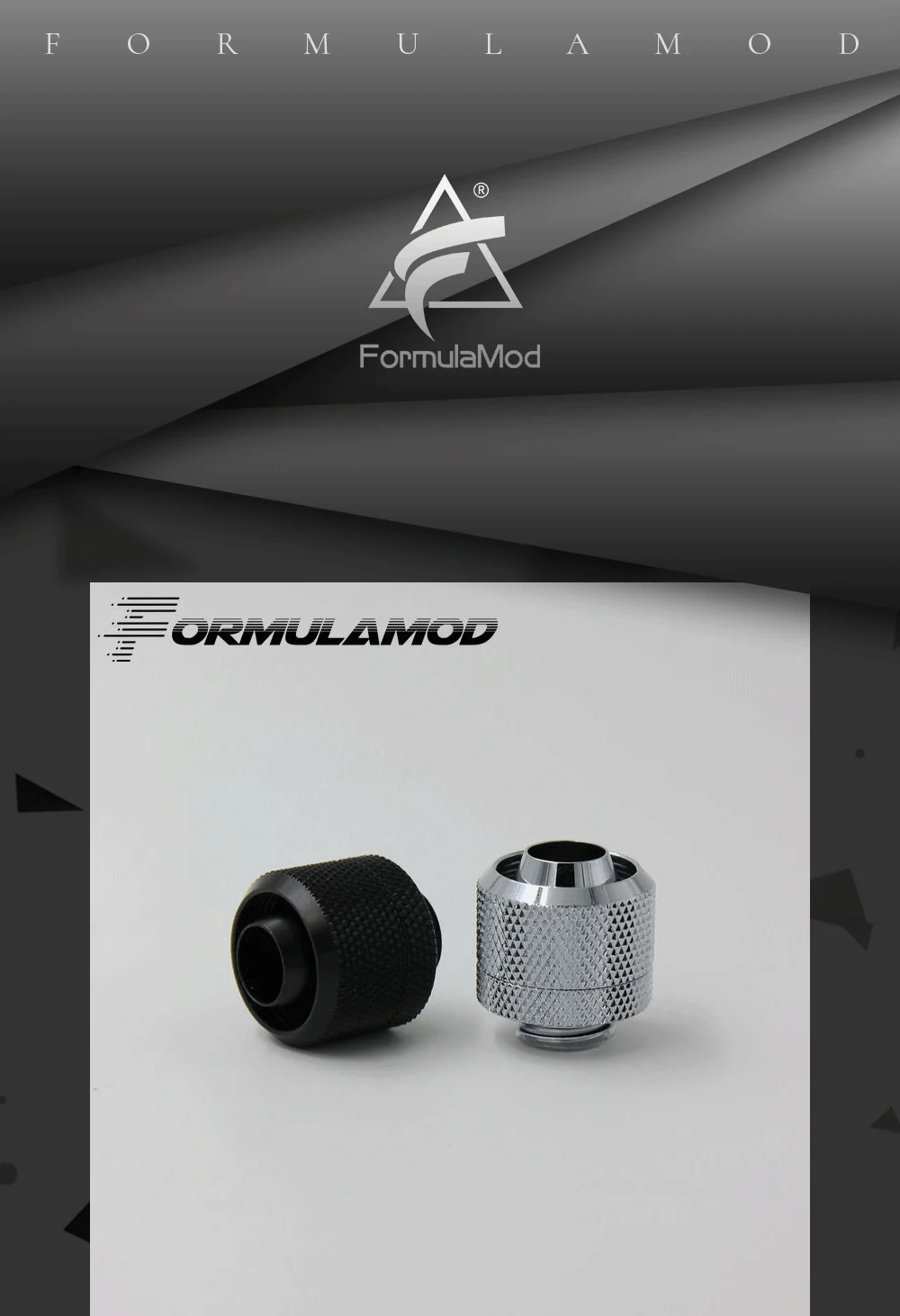 FormulaMod Fm-3FH, 3/" ID* 5/8" OD 10x16 мм Мягкая трубка фитинги, G1/" фитинги для мягких труб