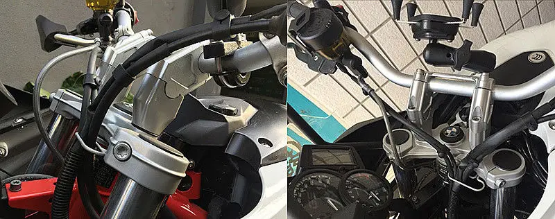 Мото 28 мм руль подъемник вверх задние движения кронштейн комплект для BMW F800GS