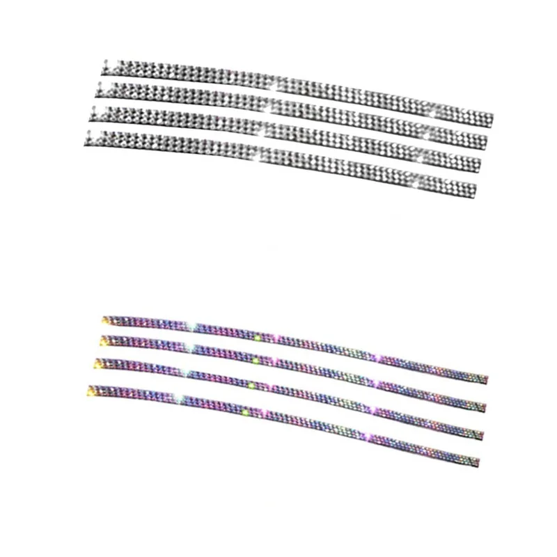 

Автомобильная дверная наклейка автомобильная многофункциональная клейкая защитная пленка модная Стразы Лента защита автомобиля устойчив...