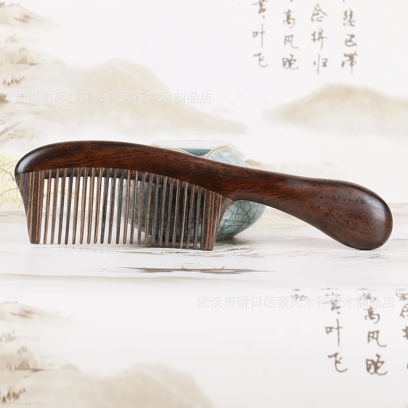 

Africa Ebony Comb Top Grade Comb Antistatic Healthy Massage Refreshing Comb