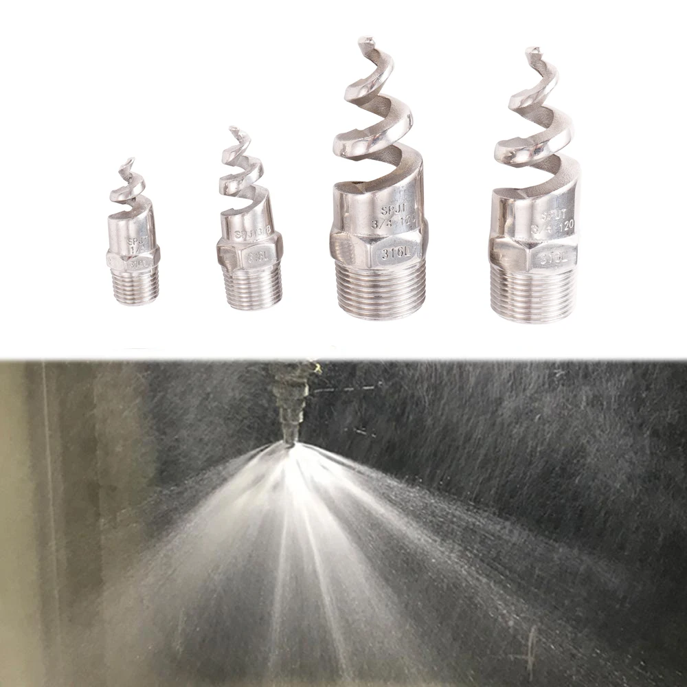 3/8 &quot1/2&quot 3/4 &quot1/4&quot наружная резьба полный конус спиральная струя насадка