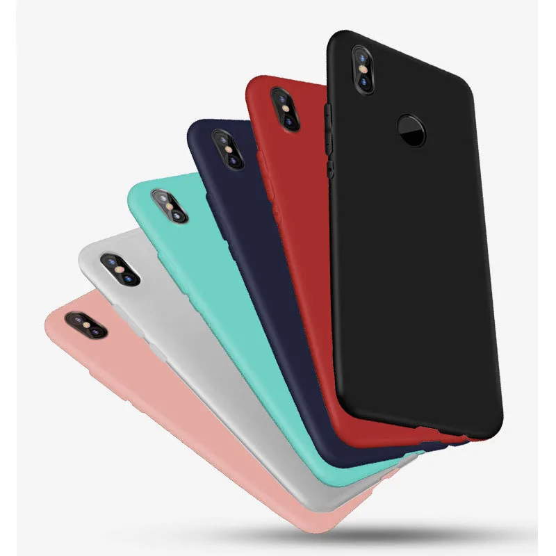 

Чехол для Xiaomi Redmi 6 Pro, Роскошный Матовый силиконовый мягкий чехол для Xiaomi Redmi 6 Pro, чехол для телефона, задняя крышка