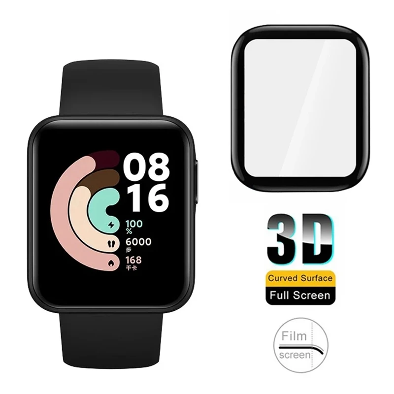 3D мягкое закаленное стекло для защиты экрана Redmi Watch (не стекло) Xiaomi Mi Color 2019 Lite