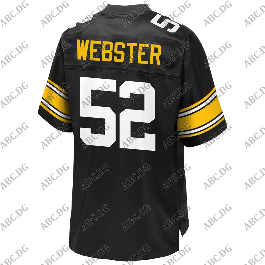 

Men Women Kid Youth Pittsburgh Mike Webster Pro Line Black Retired Player Jersey