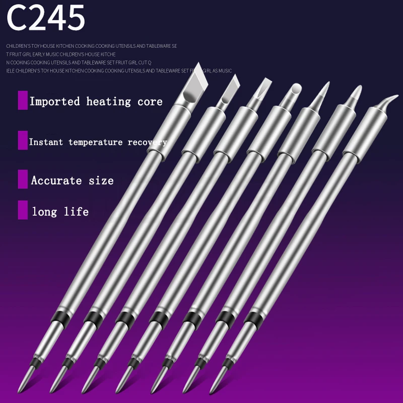 Universal JBC C245 Soldering Iron Tip T245-A Handle Welding Nozzle Grip Compatible With T245 And ud-1200 Station | Инструменты