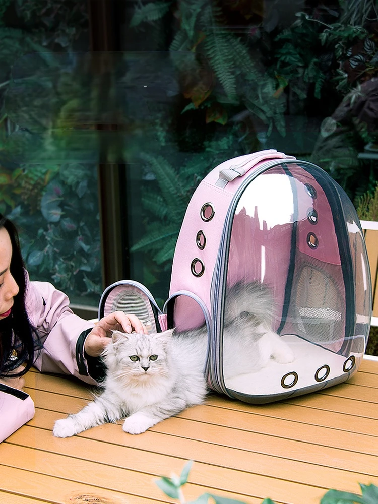 

CX Cat Bag Portable Breathable and Transparent Cat Supplies Dog Backpack Space Pet Cabin