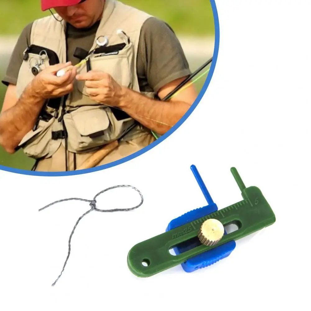 

Hook Line Tier Portable Adjustable Loop Calibration Knotter for Fishing Bait Lure