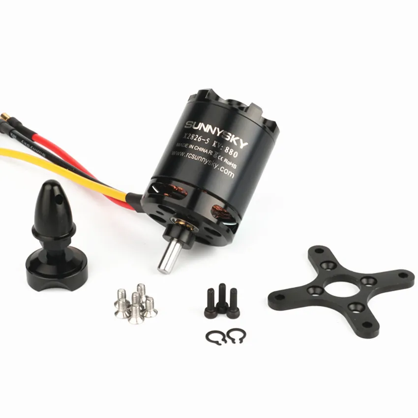 Sunnysky X2826 550kv 740kv 880kv 1080kv Outrunner безщеточный мотор для внешнего ротора RC бесщеточный