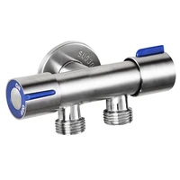 bathroom faucet double handle dual control nozzle single cold spray gun faucet stainless steel toilet faucet