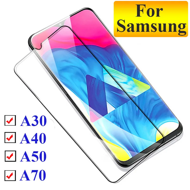 Закаленное стекло для Samsung Galaxy A10 A20 A20E A30 A40 A50 A60 A70 A80 A90 защитная пленка экрана с