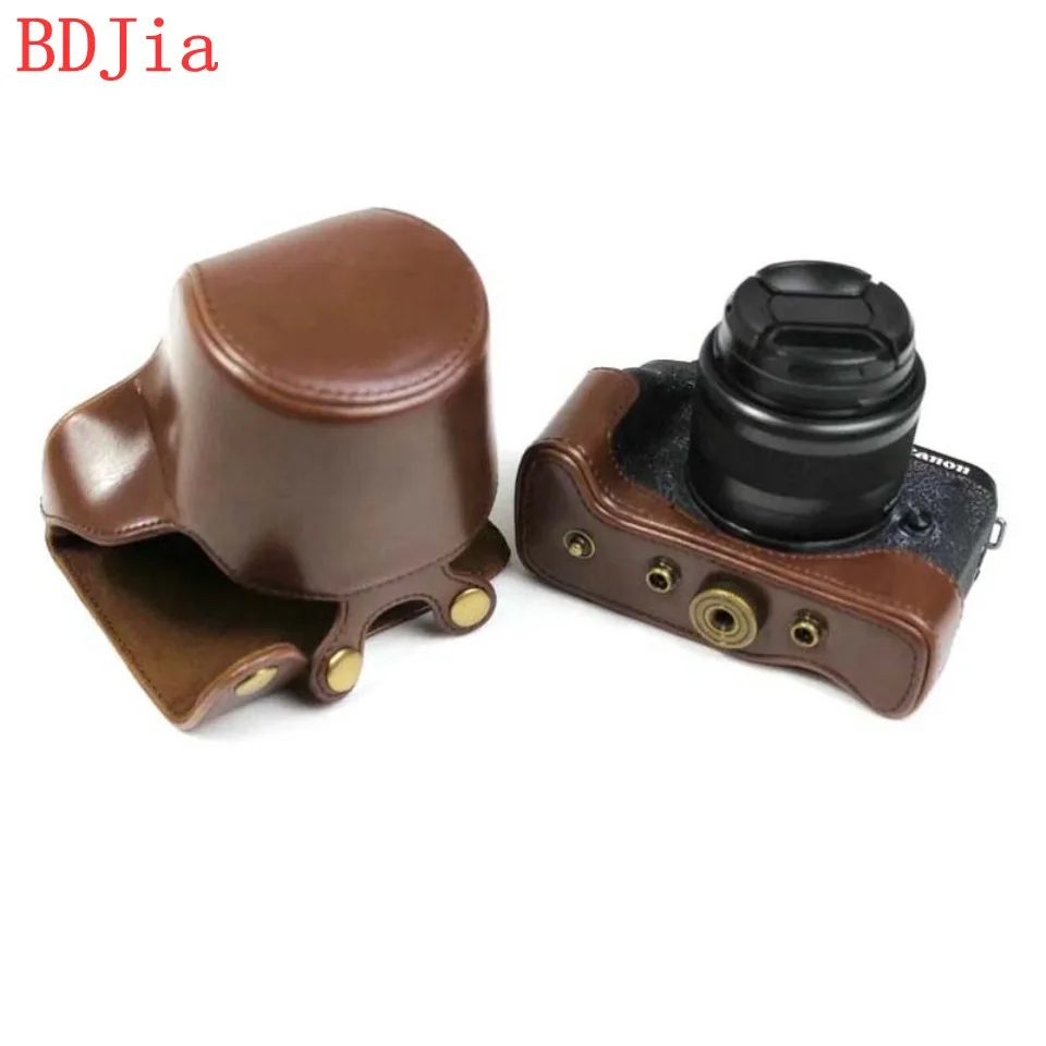 Новинка 2020 чехол из искусственной кожи для камеры Canon EOS M6II M6 MarkII с объективом 15-45