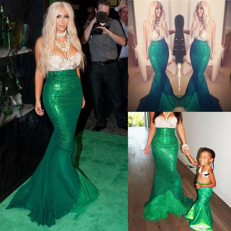 Британская Стоковая Женская юбка с хвостом русалки вечерние Необычные платья