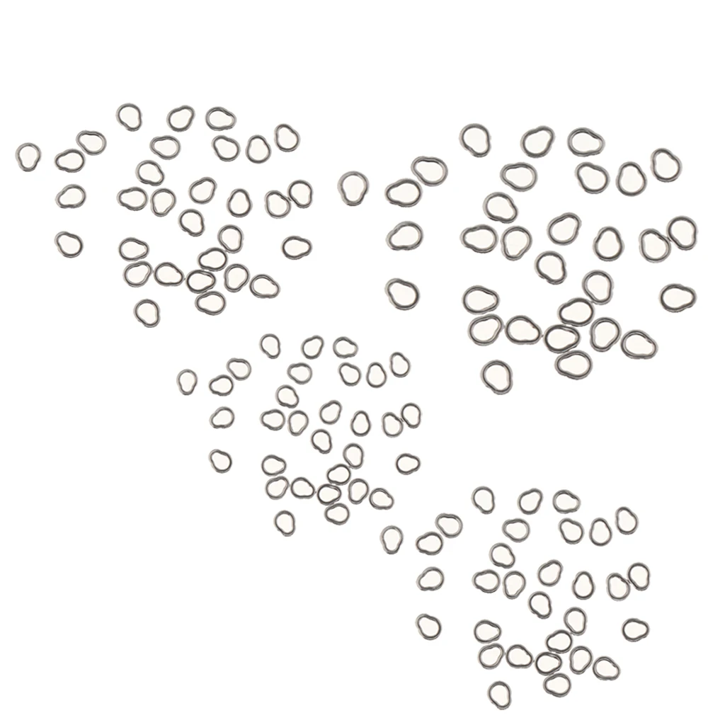 30 шт из нержавеющей стали Твердые Rig кольца для джиггинга Assit Крючки большая игра |