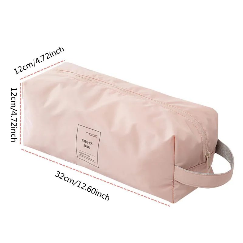 

Travel Oxford Cloth Shoes Storage Bag Waterproof Boots High Heels Protective Case Dustproof Women Short Trip Organizer Accessory