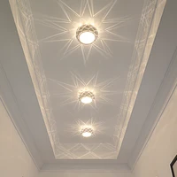 5w10w led ceiling light fixture flushsurface mount lamp round pineapple shape hallway