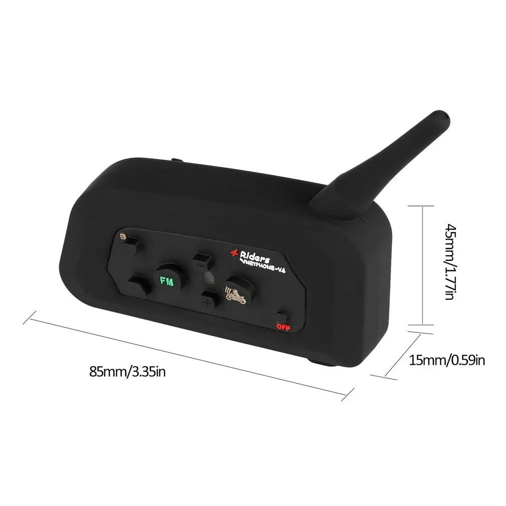 Vnetphone V4 BT Interphone 1200 м Moto rcycle переговорное bluetooth-устройство для мотоциклетного шлема