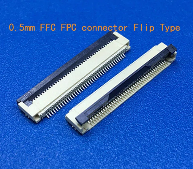 100pcs FFC / FPC connector 0.5 mm 4 Pin 5 6 7 8 10 12 14 16 18 20 22 24 26 18 30 P Bottom Contact Right angle SMD / SMT ZIF