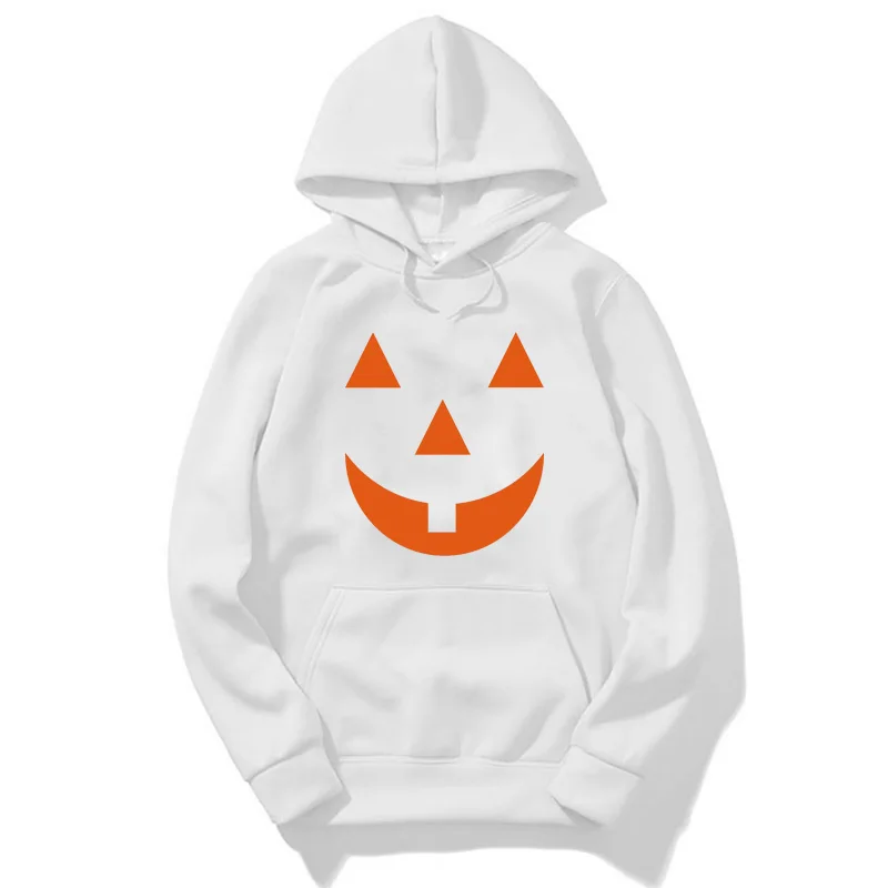 Halloween sweater hoodie clown print sweater European and American couple hoodie