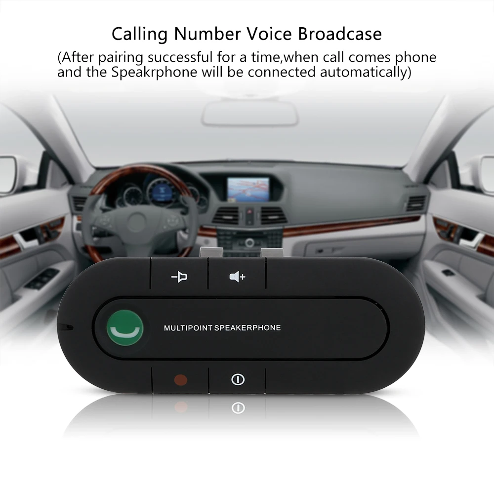 LEEPEE зажим для солнцезащитного козырька Беспроводная колонка автомобильный