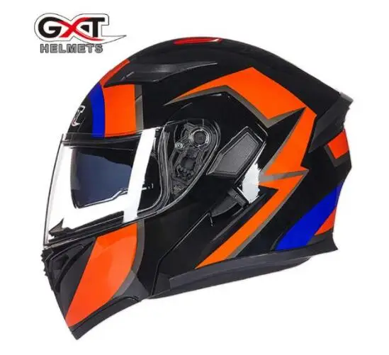 Горячая продажа GXT два объектива Открытый мотоциклетный шлем полное покрытие