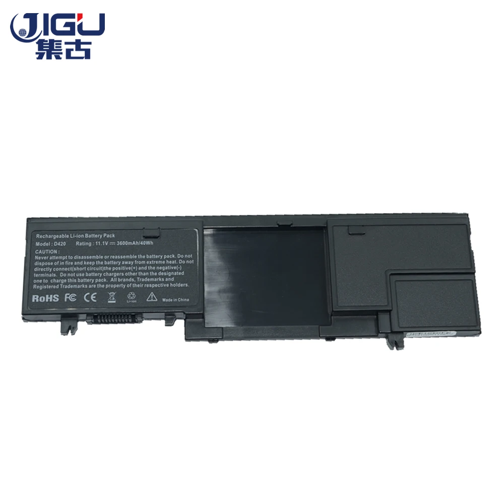 JIGU черный 6-ячейный Аккумулятор для ноутбука DELL latitude D420 D430 partnumber 312-0443 FG442 312-0445 KG126