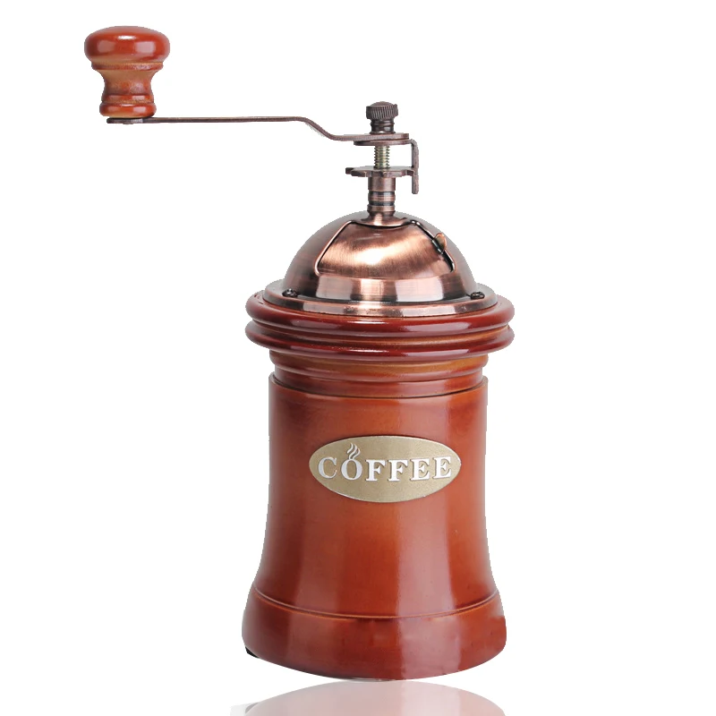 

Home Wood Mini Coffee Grinder Hand Retro Tools Mixer Manual Coffee Mill Espresso Koffiemolen Handmatig Coffee Grinder EK50MCJ