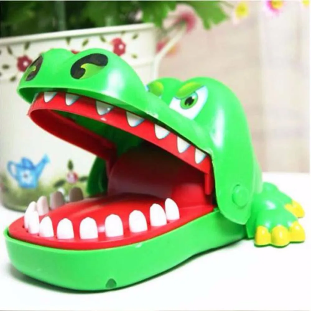 

Hot Sale Kids Adult Crocodile Mouth Dentist Toys Bite Finger Game Funny Toy Birthday Gift for Children Random Color Dropshipping