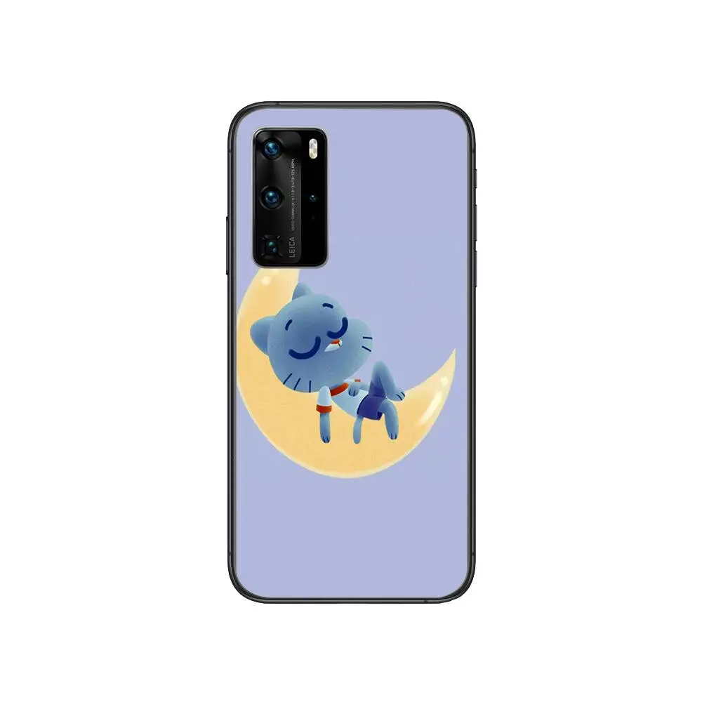 

HD-Gumball Clear Phone Case For Huawei Honor 20 10 9 8A 7 5T X Pro Lite 5G Black Etui Coque Hoesjes Comic Fash