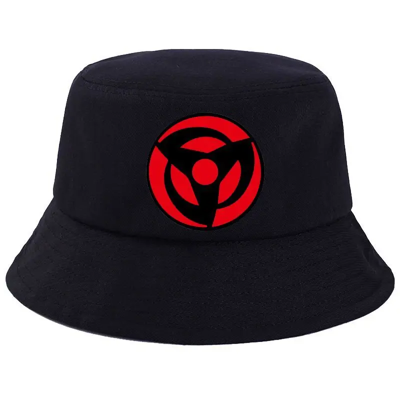 

Japan Anime Red Cloud Akatsuki bucket hat Comic fisherman outdoor travel sunscreen cap men and womens wild tide hats Panama hat
