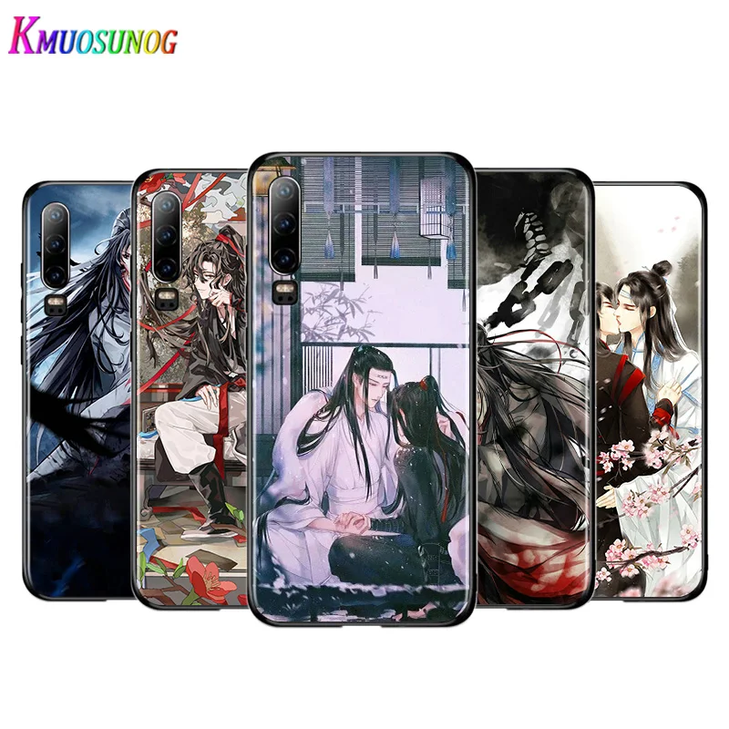 

Mo Dao Zu Shi Anime Silicone Cover For Huawei P40 P30 P20 Pro P10 P9 P8 Lite E Plus 2019 2017 5G Black Soft Phone Case