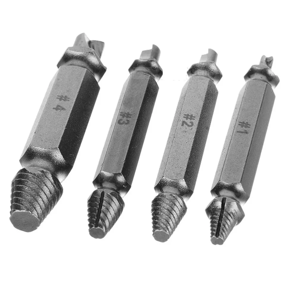 

4 pieces / set of tool combination set screwdriver bit guide kit damage easy to produce bolt stud home removal tool accessories