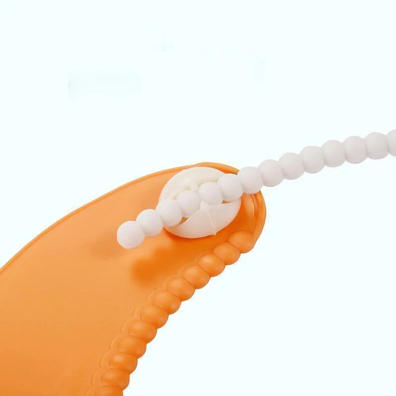 

Clearance Baby Silicone Bibs Waterproof Feeding Breastplate Random Color Children Eating Apron Soft Adjustable Baby Bib 1-3Y