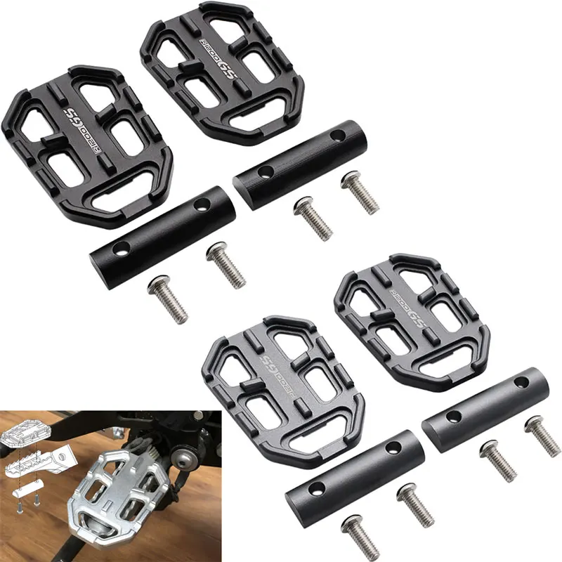 Norsson – repose-pieds larges en aluminium pour moto, pour BMW G310GS F750GS F850GS R1200GS R Nine T Scrambler