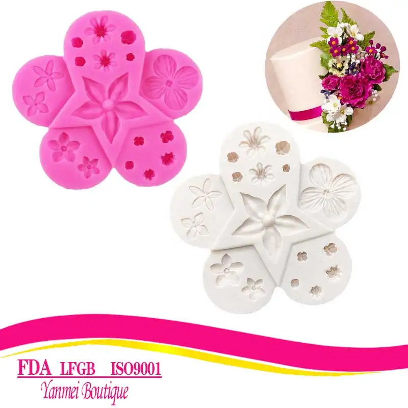 

Cake Decorating Supplies Fondant Molds Peony Silicone Pastry Accessories Bakeware Bakery Baking Mold Decor for Kitchen Tools