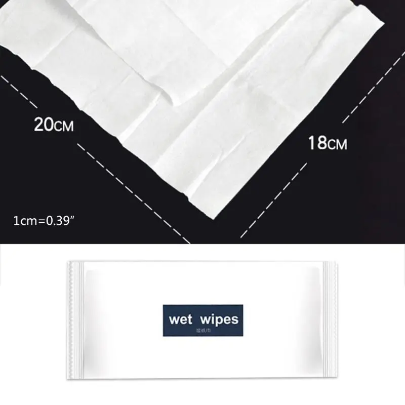 Одноразовые Нетканые влажные салфетки 50 шт. индивидуальная упаковка Портативные