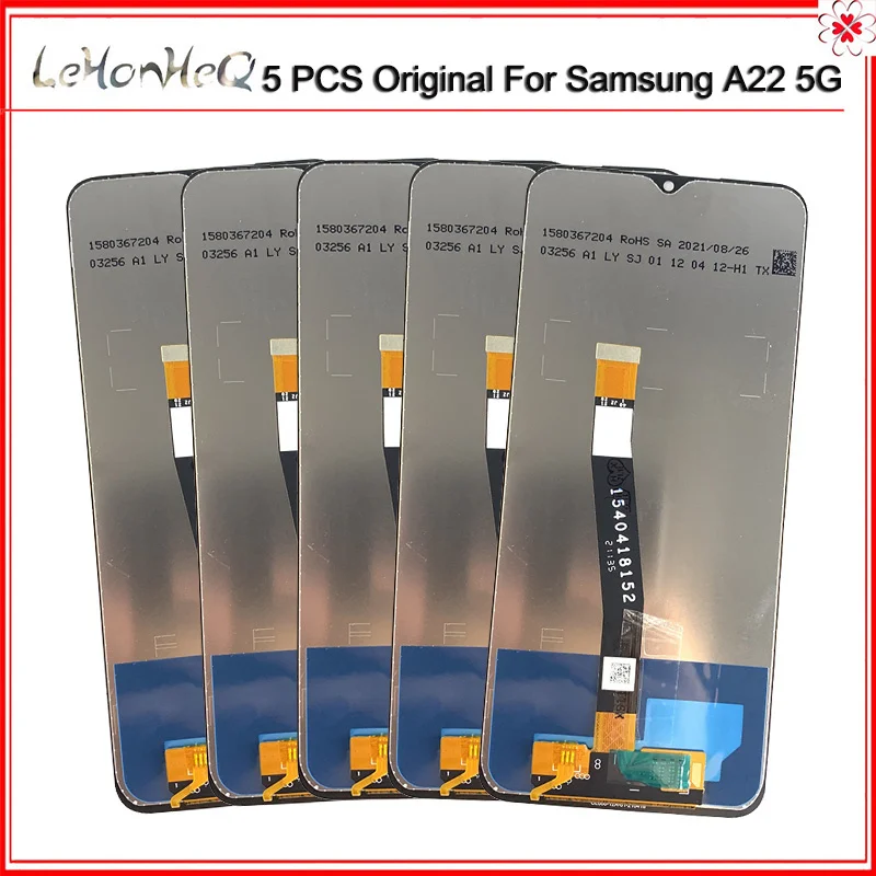 

5 Piece/lot For Samsung Galaxy A22 5G LCD Display Touch Screen Digitizer Assembly Replacement For A226 A226B SM-A226B/DSN