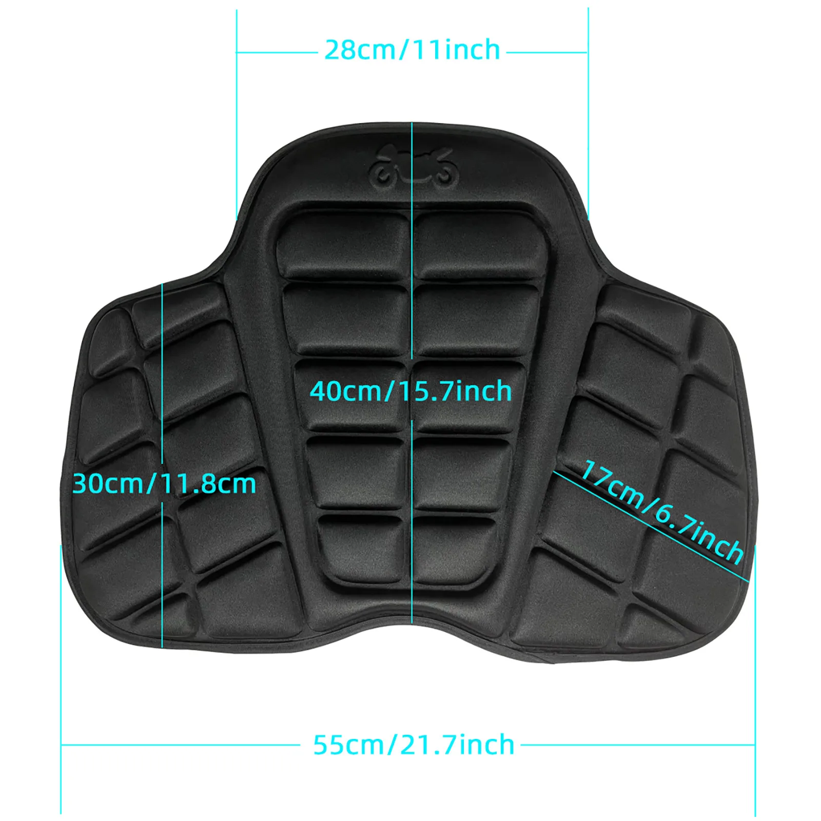 

2021 New Motorcycle Seat Cushion Pressure Release Comfortable Seat Cushion Inflatable Air Cushion Cooling Buck Seat Cushion
