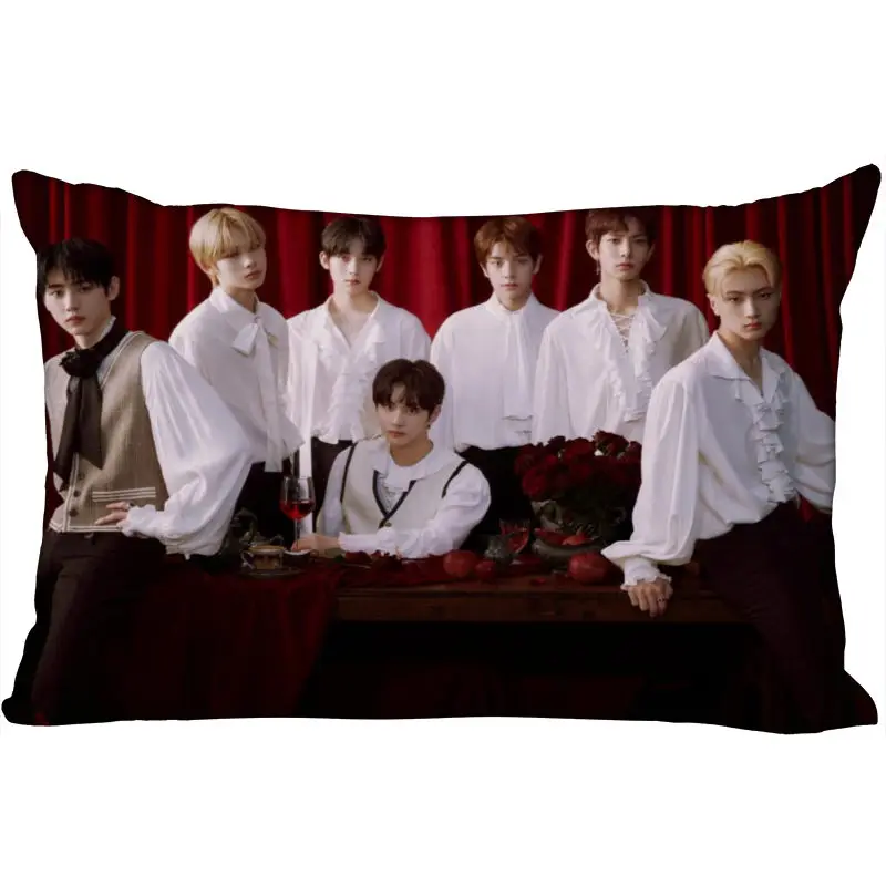 

Чехол для подушки KPOP ENHYPEN, 45x35 см, прямоугольный, Подушка на молнии, с принтом, для свадьбы, декоративный, 03-18