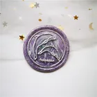 Головка штемпеля из Dolphin sea животные Фотофон в ретро стиле с изображением деревянного штамп уплотнение набор восковых печатей, свадебных платьев, декоративных изделий и запечатывания штамп воск уплотнения