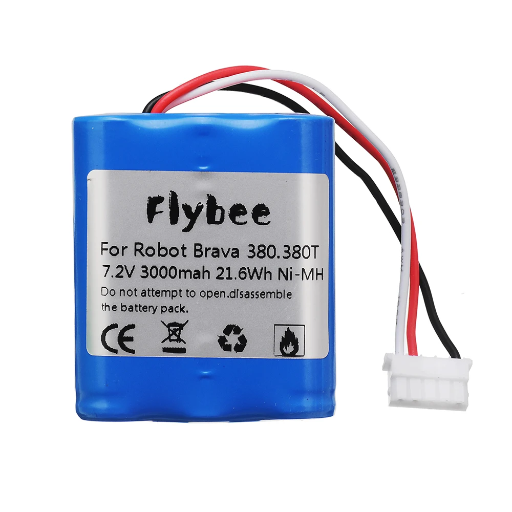 Аккумулятор 7 2 в 3000 мА · ч Ni-MH для пылесоса iRobot Braava 380 380T Mint 5200 5200B 5200C robot1-10PCS |