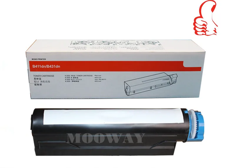 New compatible white powder toner cartridge for OKI B411 B411dn B431 B431dn | Компьютеры и офис