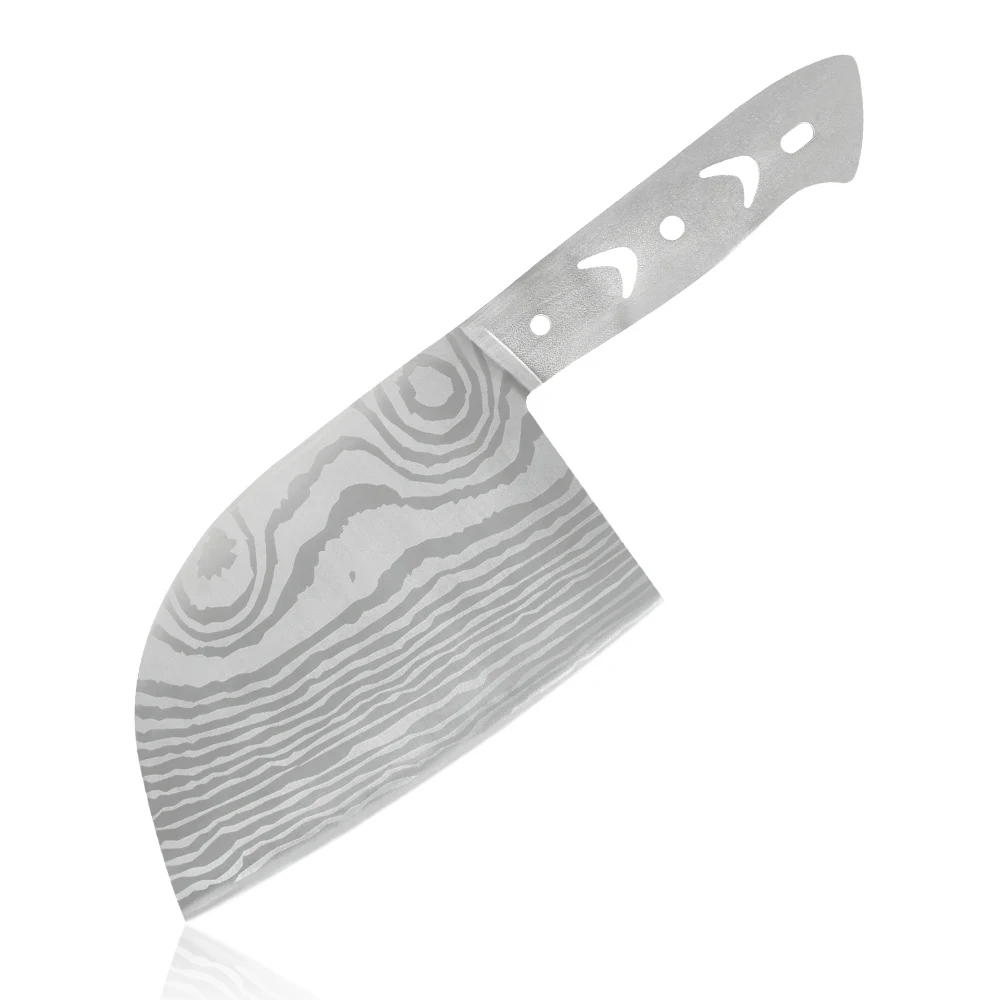 Нож шеф-повара из нержавеющей стали полуготовый без рисунка | Дом и сад