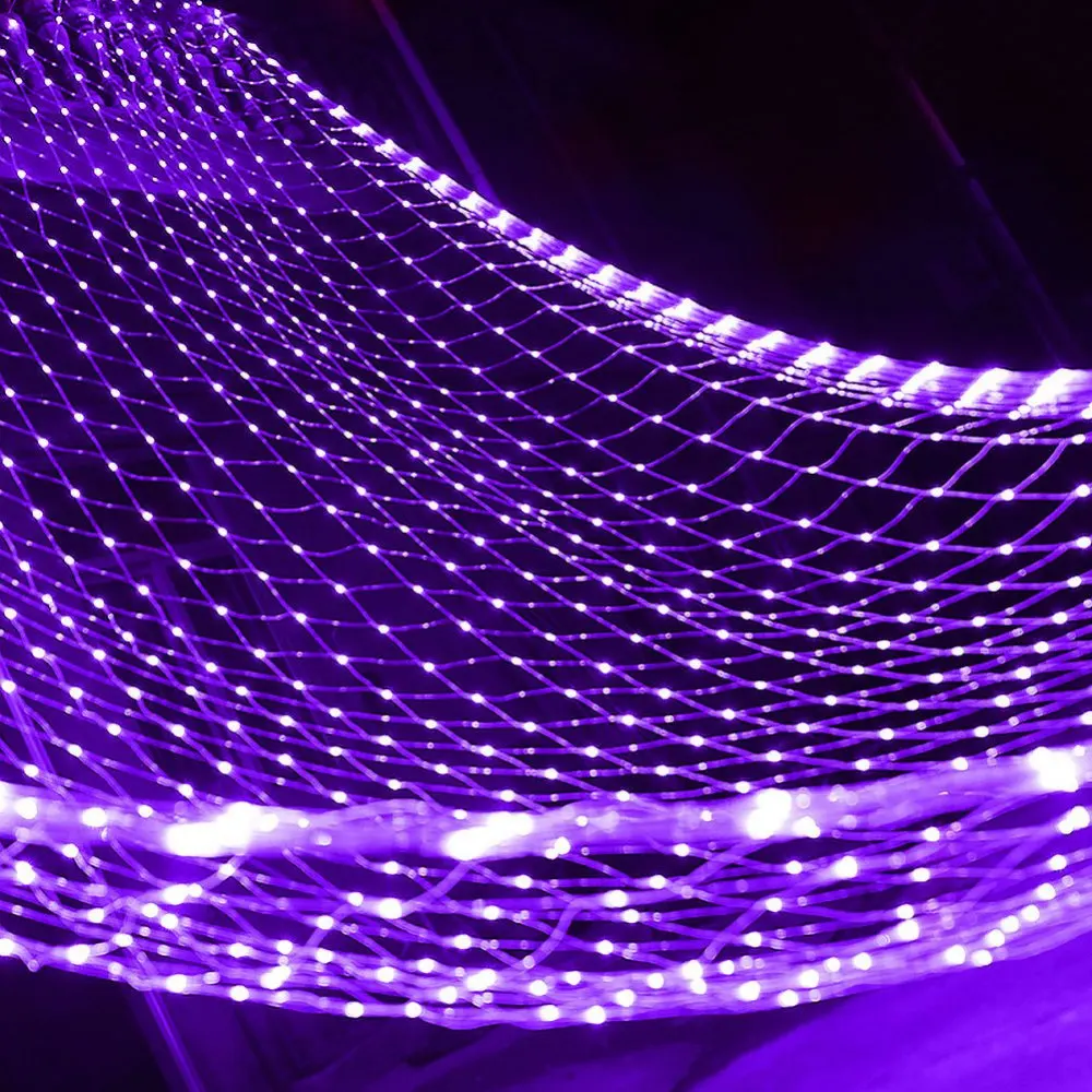 

LED Net Curtain Fairy String Light Christmas Party Wedding New Year Garland Outdoor Fishing Net Light Garden Decoration