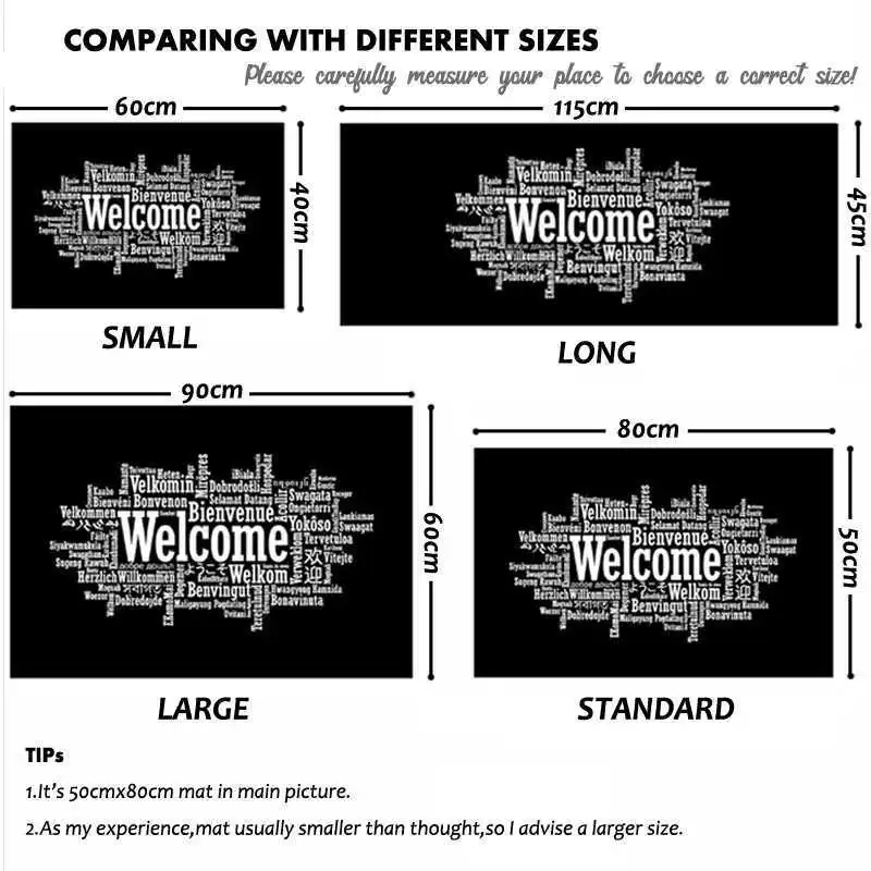 Home Decorative Door Mat Carpet Soft Comfortable Flannel Fabric Rugs Kitchen Bathroom Non Slip Floor Indoor Hallway Doormat | Дом и сад