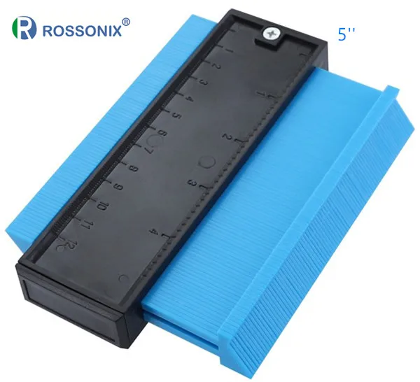 5 inch Dark Blue Rossonix 2 шт. форма контурный Калибр Дубликатор 5 дюймов 10 дюймов пластиковый профиль копировальный Калибр деревянная маркировка обмотки труб плиточный ламинат - Цвет: 5 inch Dark Blue