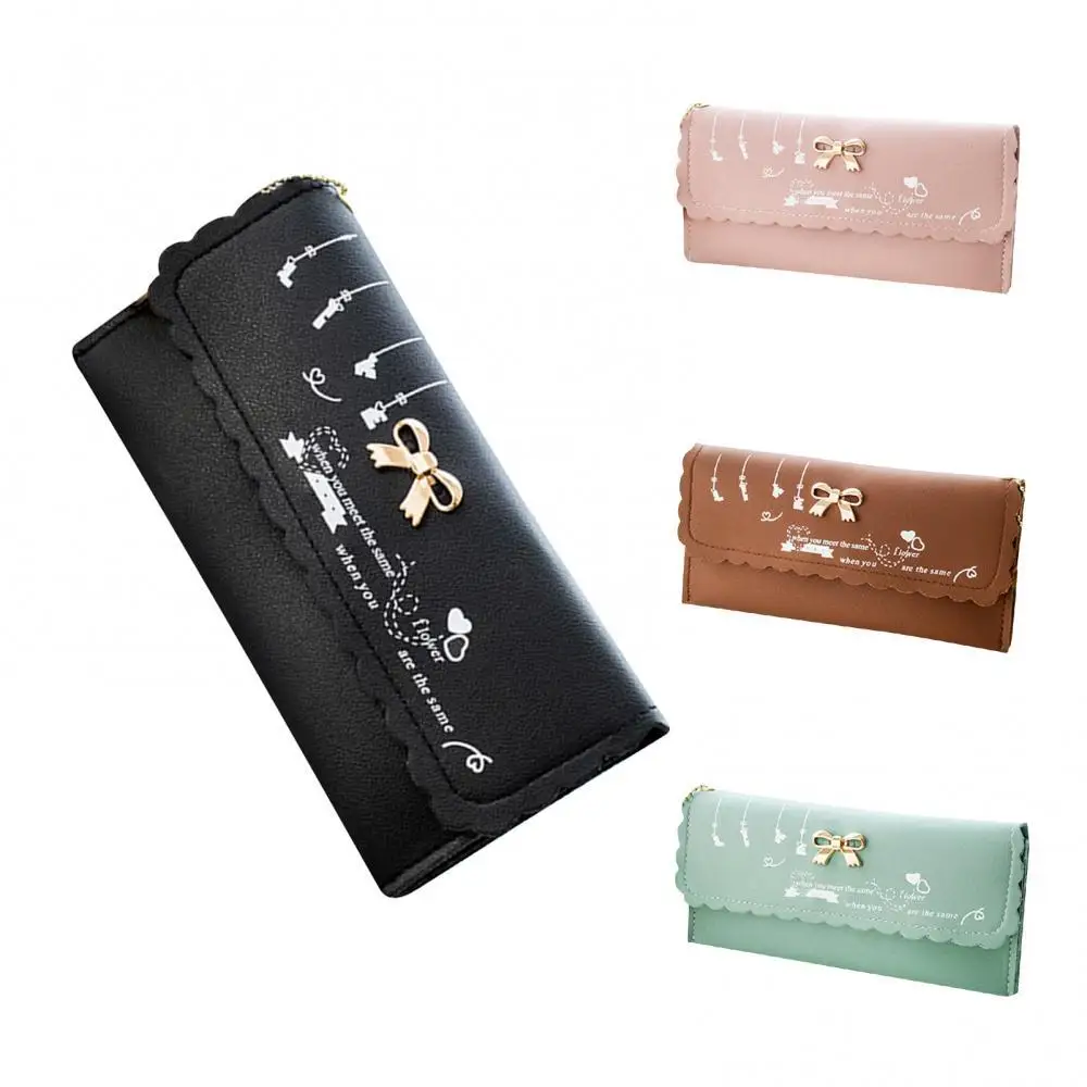 

Faux Leather Wallets Women Wool Ball Decorated Handbag Wallet for Women Card Holder Coin Purse borse da donna carteira feminina